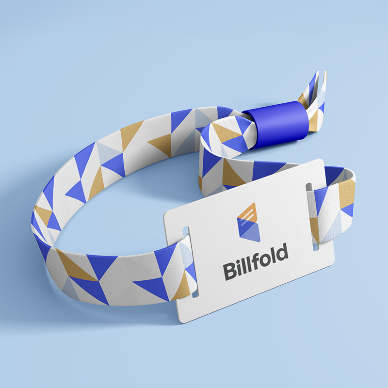 Billfold RFID wristband