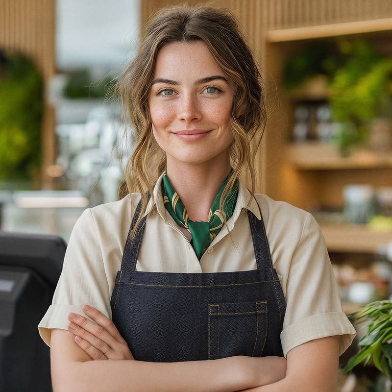 Cashier using Dreamkas POS