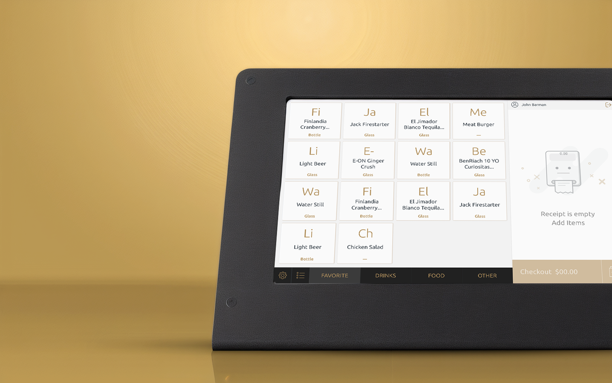 Vendor-facing Billfold POS